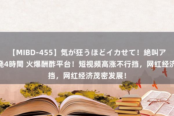 【MIBD-455】気が狂うほどイカせて！絶叫アクメ50連発4時間 火爆酬酢平台！短视频高涨不行挡，网红经济茂密发展！