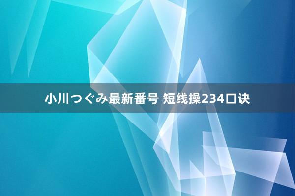 小川つぐみ最新番号 短线操234口诀