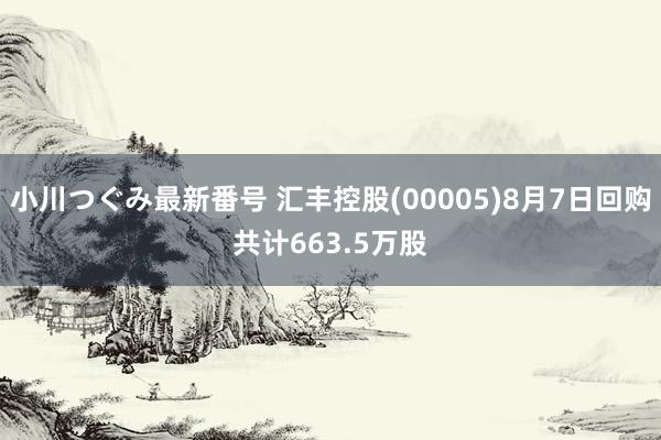 小川つぐみ最新番号 汇丰控股(00005)8月7日回购共计663.5万股